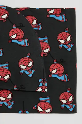 Ensemble 2 pièces bonnet et snood - Gris foncé/Spider-Man