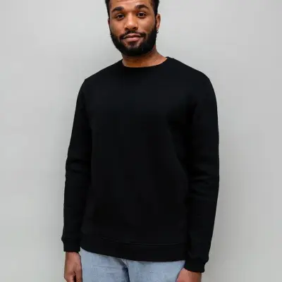 Sweat homme Alex molletonné noir
