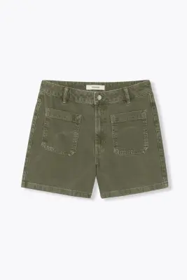 Short en jean de couleur Femme