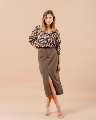 Jupe Maureen kaki
