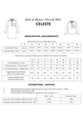 PATRON PDF ROBE/BLOUSE CELESTE