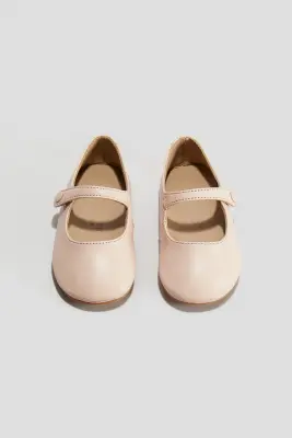 Babies en cuir - Rose clair