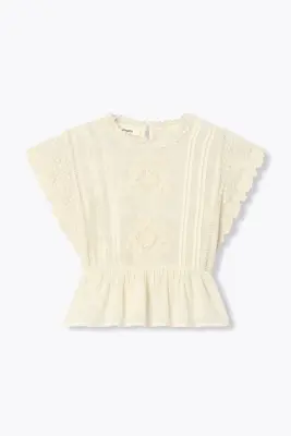 Blouse rétro-romantique Femme