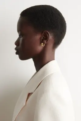 PETITES CRÉOLES EFFET SUPERPOSÉ - DORÉ
