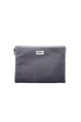 Housse ordinateur Ava 15 pouces Denim gris – Hindbag