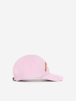 Casquette brodée - Rose