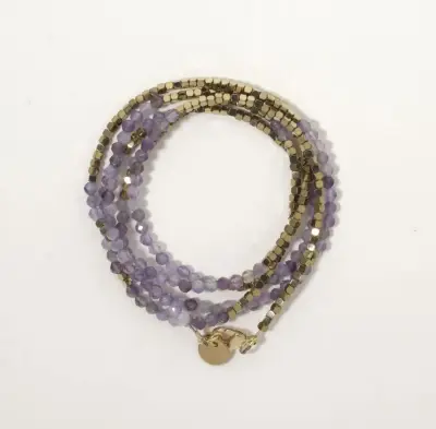 Nouveau ! UCCIANI Collier Pépite Améthyste