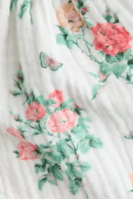 Ensemble 2 pièces avec imprimé fleuri - Blanc/fleuri