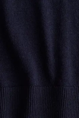 Pull en laine - Bleu marine