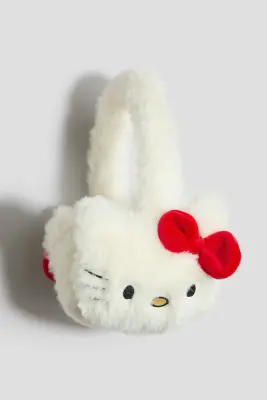 Cache-oreilles duveteux - Blanc/Hello Kitty