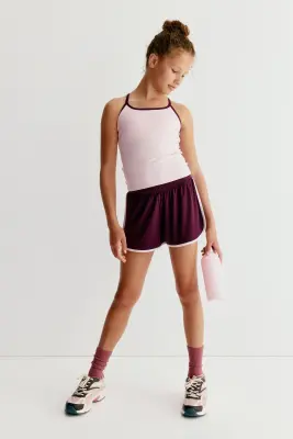 Top de yoga SoftMove™ - Rose clair/bordeaux