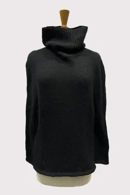 Cape à col roulé en Alpaga unisex