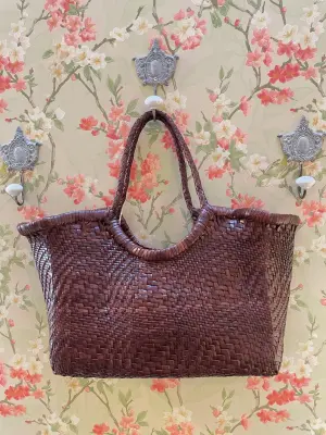 Nouveau ! DRAGON DIFFUSION Sac Nantucket Big Optical Bruciato
