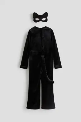 Tenue de déguisement 2 pièces - Noir/chat