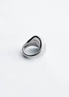 Bague coquillage d’exception - Argenté
