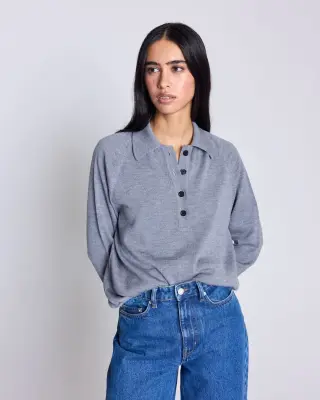 Pull Victor gris chiné