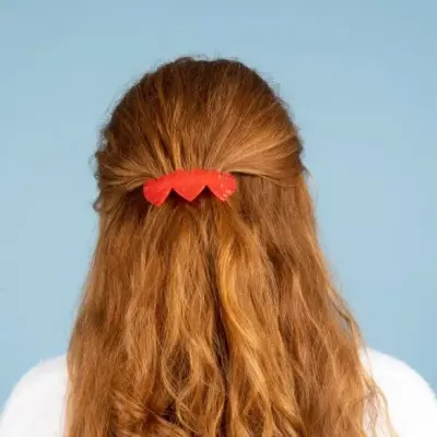 Grande barrette Coeur Multi