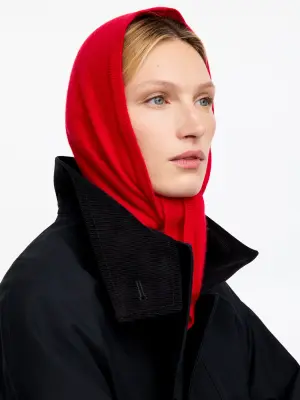 Écharpe en cachemire - Rouge