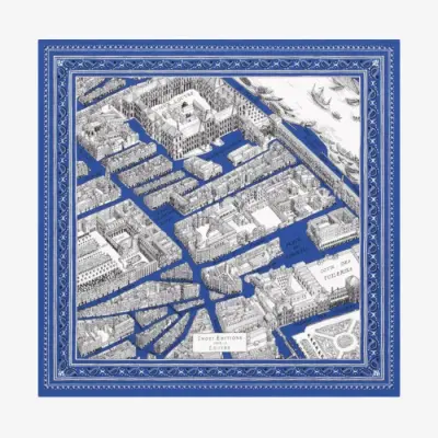 Carré Louvre Bleu