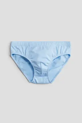 Lot de 10 slips - Bleu/blanc/gris