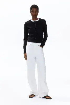 Gilet en maille fine - Noir
