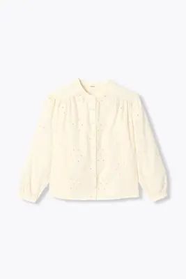 Chemise en broderie anglaise