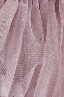 Justaucorps de danse avec jupe en tulle - Rose ancien clair/scintillant
