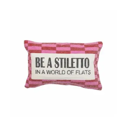 Coussin Be A Styletto Rose