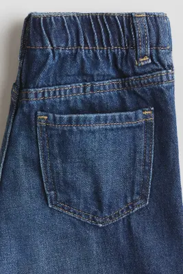 Wide Leg Jeans - Bleu denim
