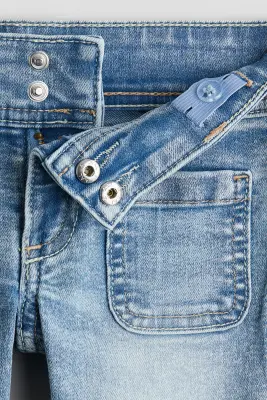 Flared Leg Jeans - Bleu denim clair