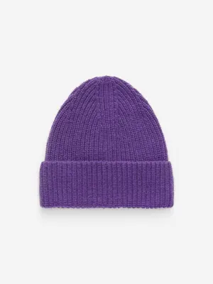Bonnet en laine - Violet