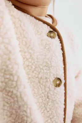 Veste en tissu Teddy bear - Crème