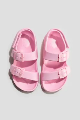 Chaussures de piscine à deux brides - Rose clair