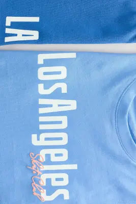 Ensemble 2 pièces débardeur et short - Bleu/LA Skate Club