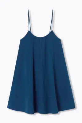Robe courte à fines bretelles