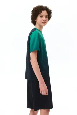 Ensemble de sport 2 pièces DryMove™ - Vert/dégradé