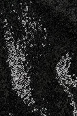 Top à sequins - Noir