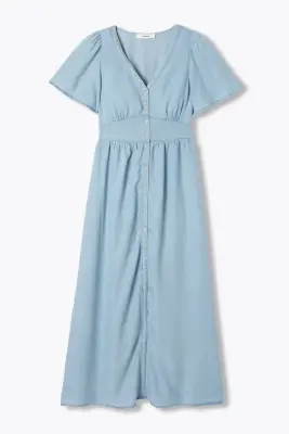 Robe longue en lyocell Femme