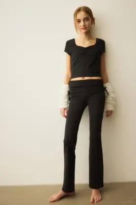 Top de sport court SoftMove™ - Noir