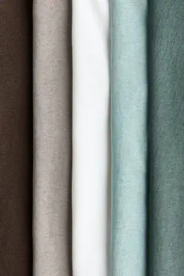 Lot de 5 T-shirts en coton - Vert ancien foncé/marron foncé