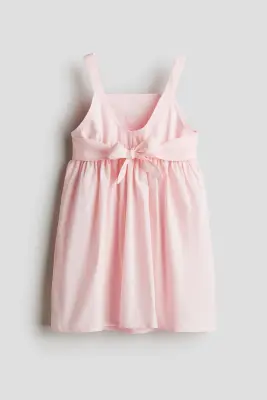 Robe en coton - Rose clair/fraise