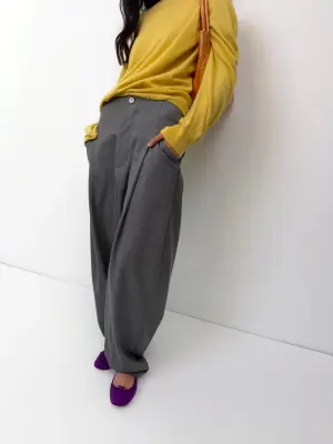 Wool Tailored Trousers