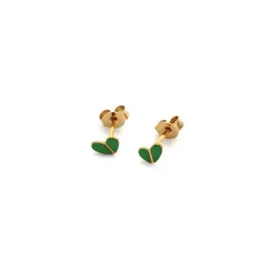 Puces Coeur Vert