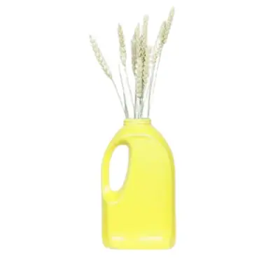 Vase laundry jaune par Lola Mayeras