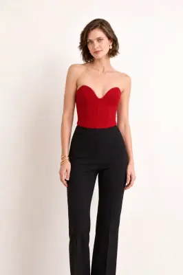 Eleanor Tweed Corset Top