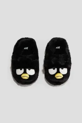 Chaussons souples avec applications - Noir