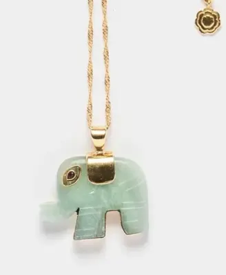Nouveau ! BOHEMIAN RHAPSODIE PARIS Collier Dumbo Amazonite