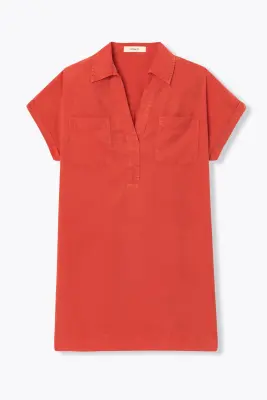 Robe-tunique en lyocell Femme