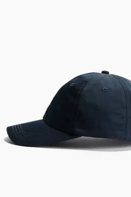 Casquette en twill de coton - Bleu marine