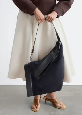 Sac cabas oversize - Bleu foncé